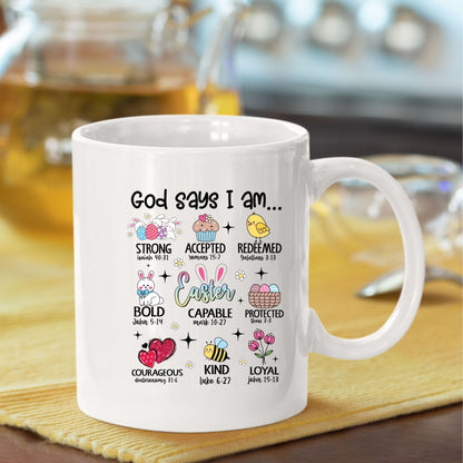 God Says I Am Christian Easter DTF Transfer