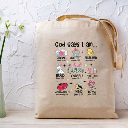 God Says I Am Christian Easter DTF Transfer