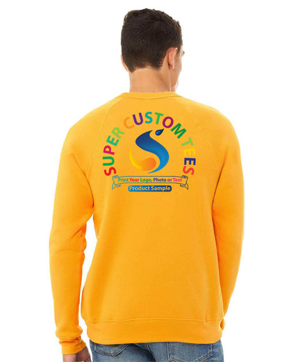 Bella Canvas 3901 - Unisex Sponge Fleece Raglan Sweatshirt