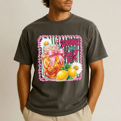 Good Vibes Only Retro Sunset DTF Transfer Ready to Press Summer Vacation UV DTF Sticker Beach Palm Trees Heat Transfer for Shirts