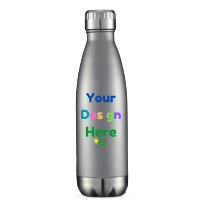 Custom Stainless Steel Water Bottle Insulated Double Wall Metal Sport Reusable Water Bottles - 17 oz