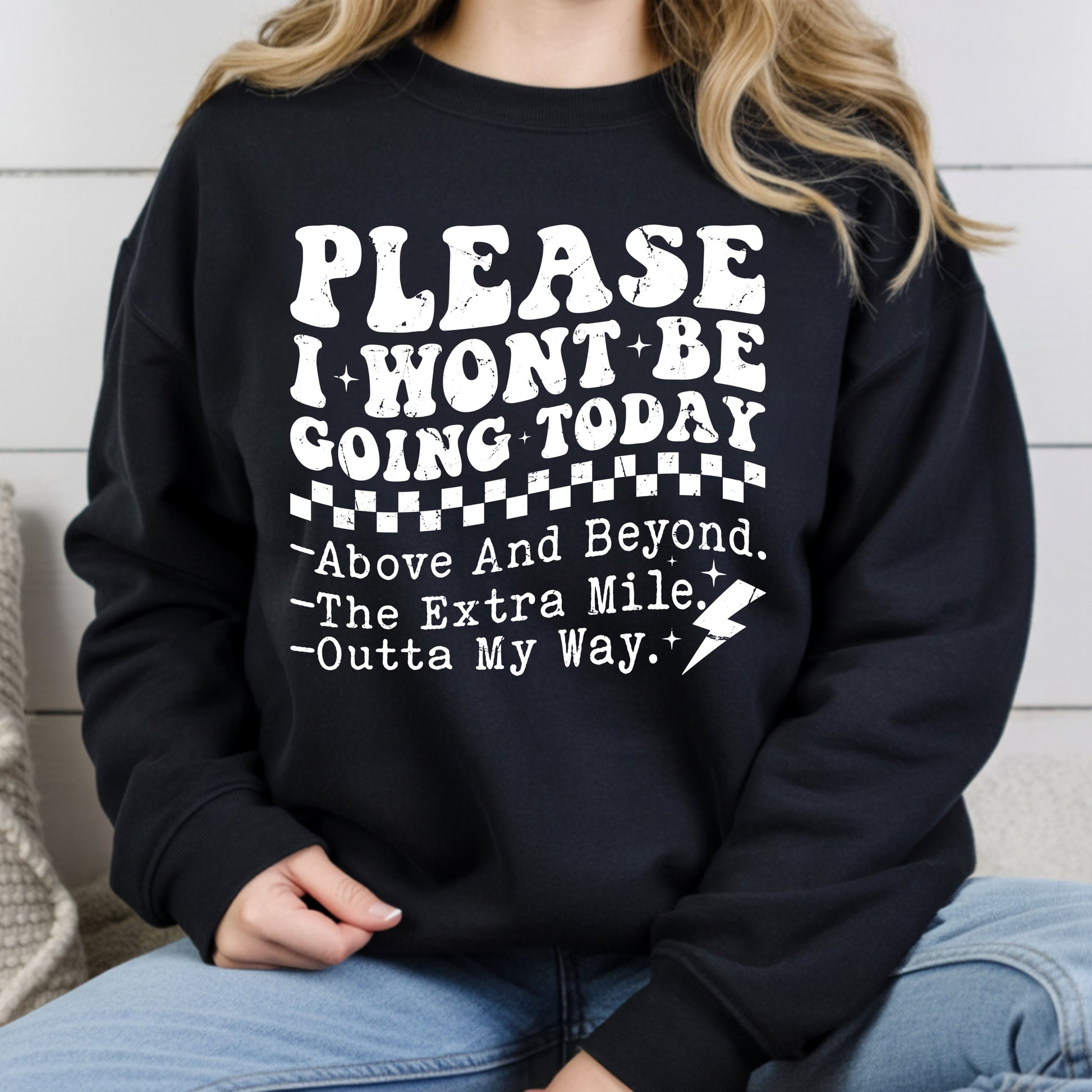 Grunge Places I Won’t Be Going Today Comfort Colors T Shirt Funny Sarcastic Sweatshirt Sarcasm Trendy Edgy Humor Gift Shirts