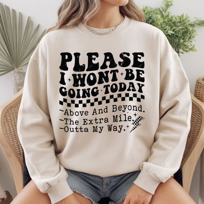 Grunge Places I Won’t Be Going Today Comfort Colors T Shirt