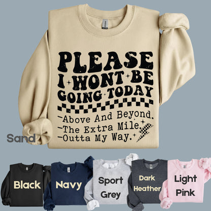 Grunge Places I Won’t Be Going Today Comfort Colors T Shirt