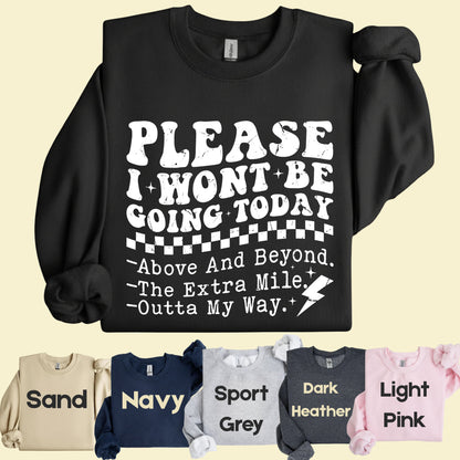 Grunge Places I Won’t Be Going Today Comfort Colors T Shirt