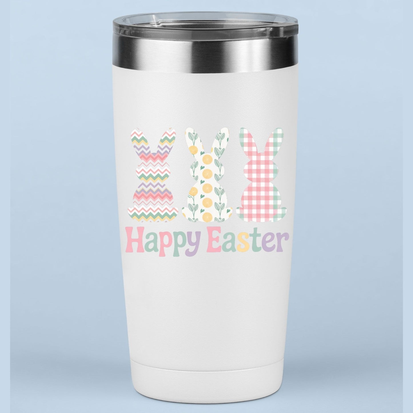 Happy Easter Bunny DTF Transfer ready to Press