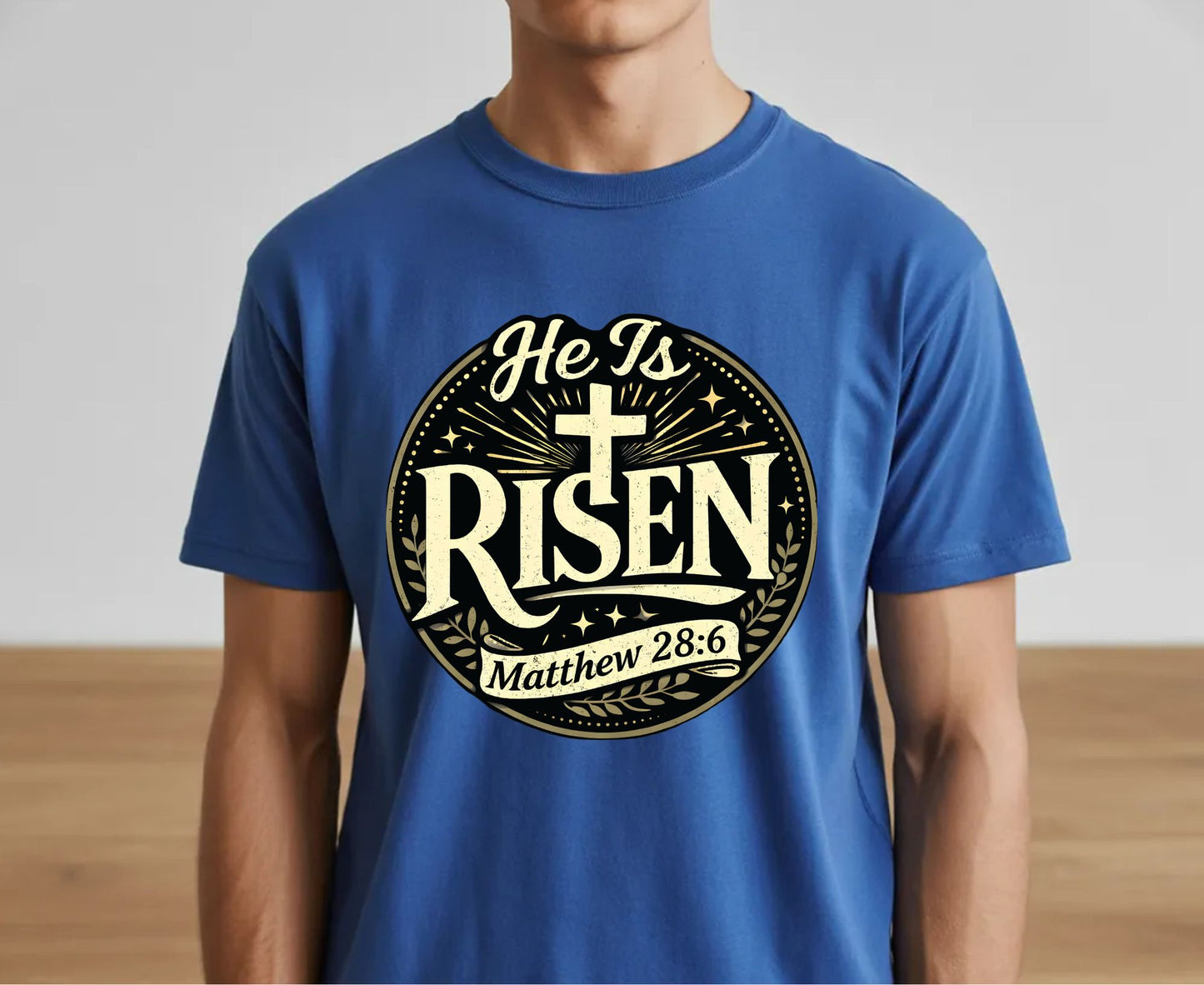He Is Risen T Shirt Matthew 28:6 Christian Easter Shirt Religious Jesus Tee Faith Gift Sunday School Outfit Adult Youth Toddler Baby Shirt