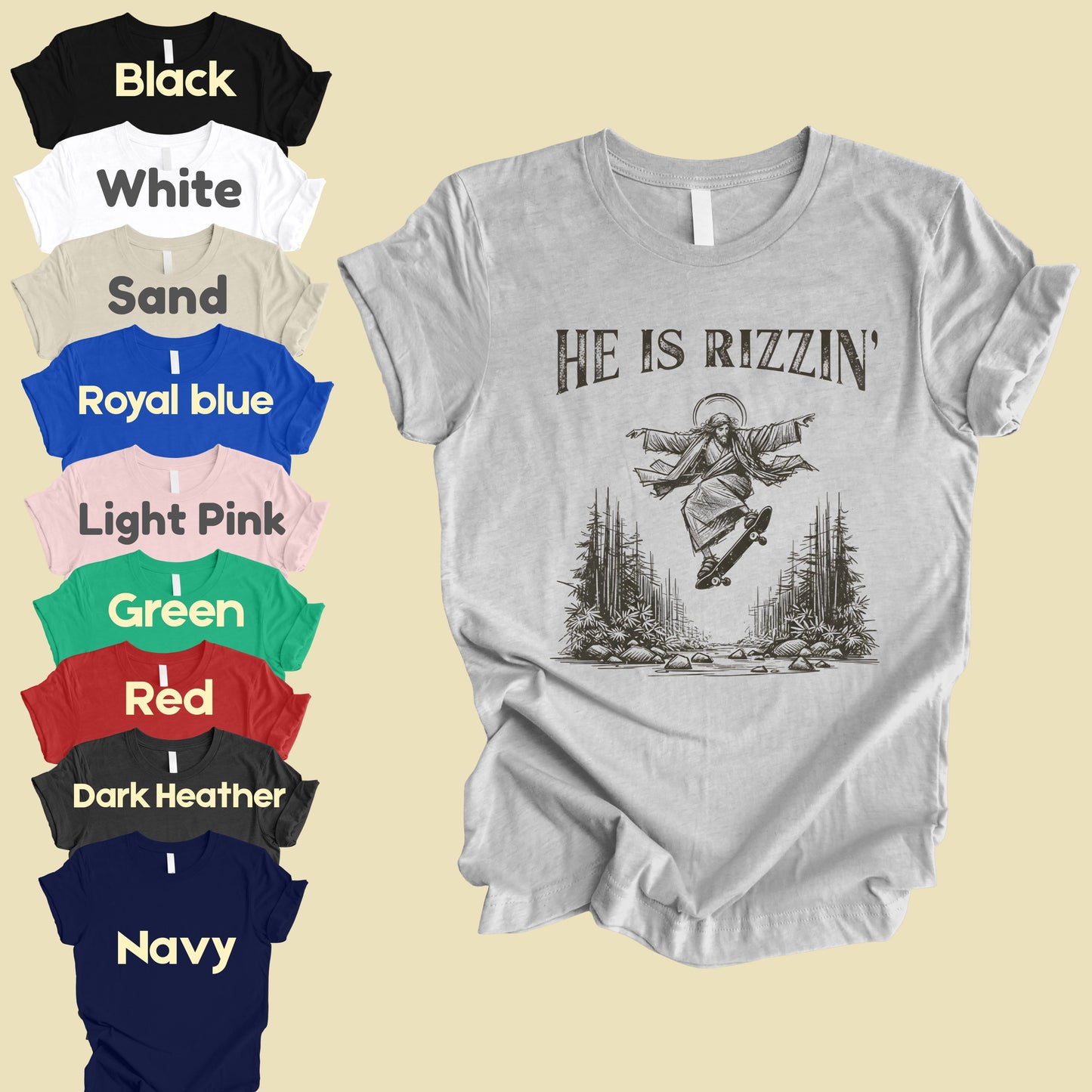 He Is Rizzin Comfort Colors T Shirts