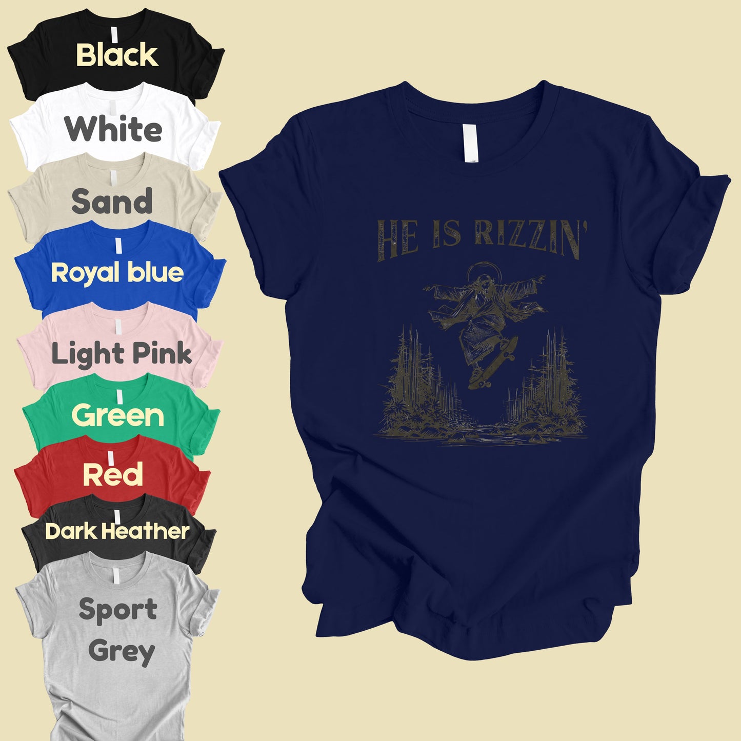 He Is Rizzin Comfort Colors T Shirts