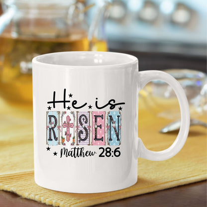 He is Risen Christian Easter DTF Transfer ready to Press