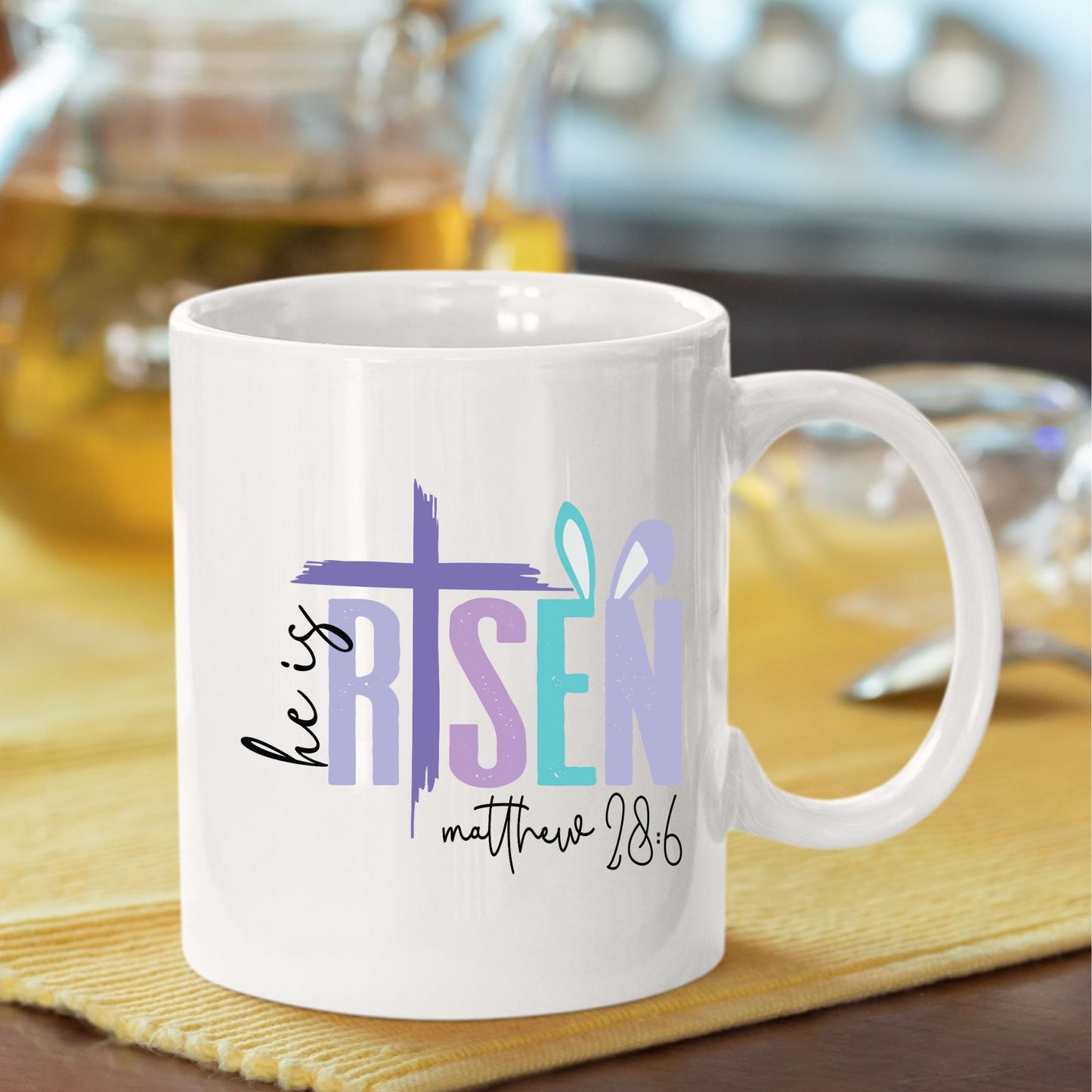 He is Risen Christian Easter DTF Transfer ready to Press