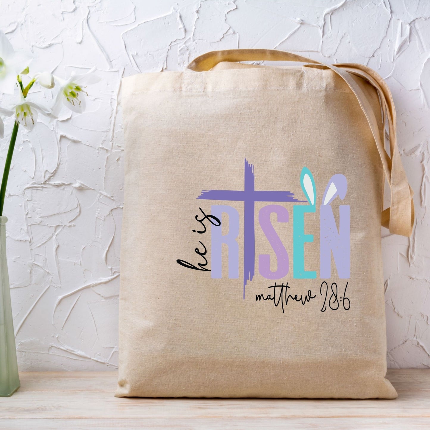 He is Risen Christian Easter DTF Transfer ready to Press