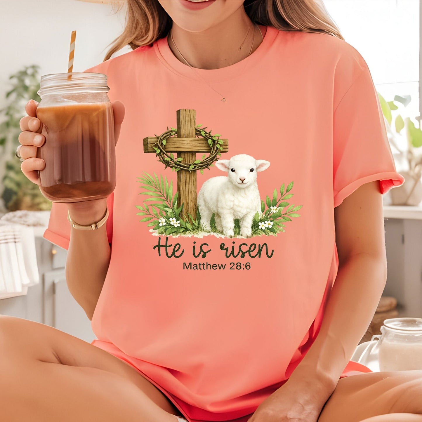 He is Risen DTF Transfer Ready to Press