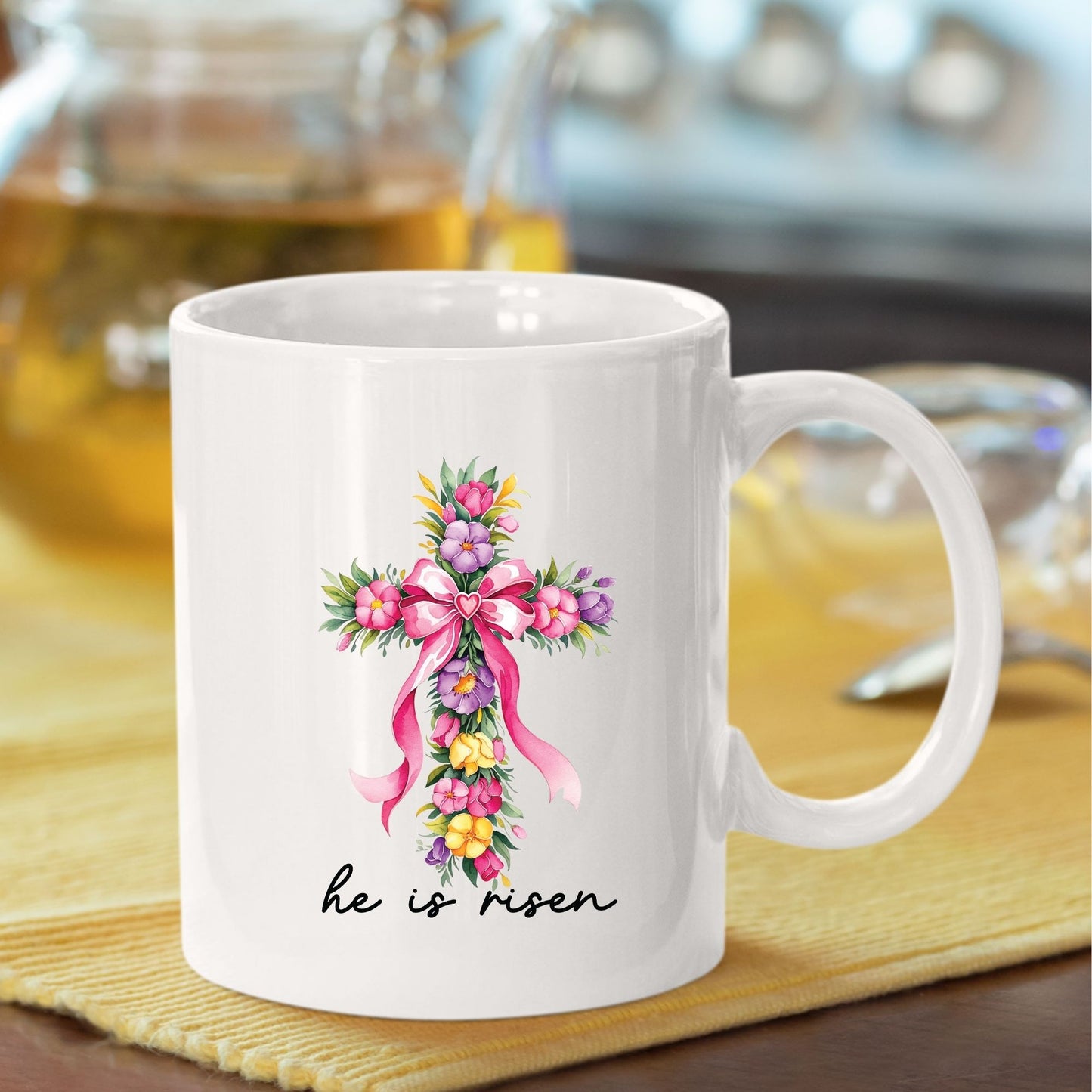 He is Risen DTF Transfer ready to Press