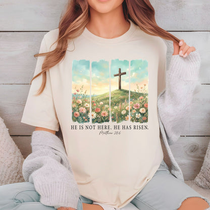 He is Risen Easter DTF Transfer