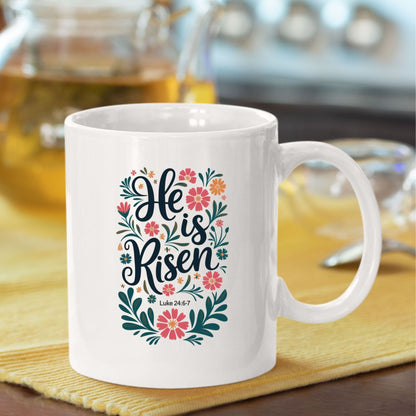 He is Risen Floral DTF Transfer