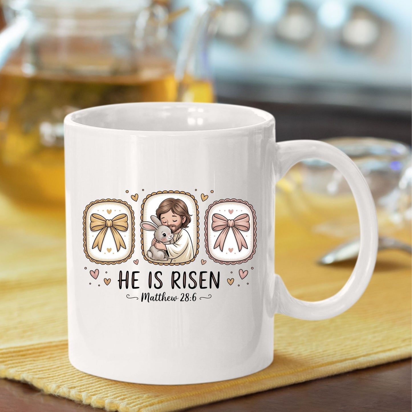 He is Risen Jesus Easter DTF Transfer