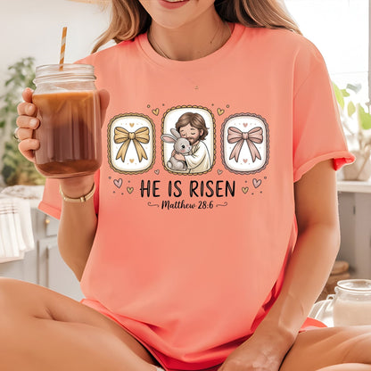 He is Risen Jesus Easter DTF Transfer