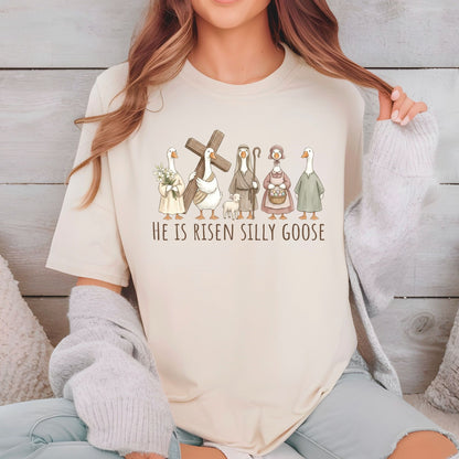 He is Risen Silly Goose DTF Transfer ready to Press