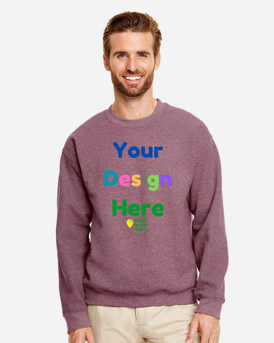 Gildan G180 - Unisex Heavy Blend Fleece Crew T Shirt
