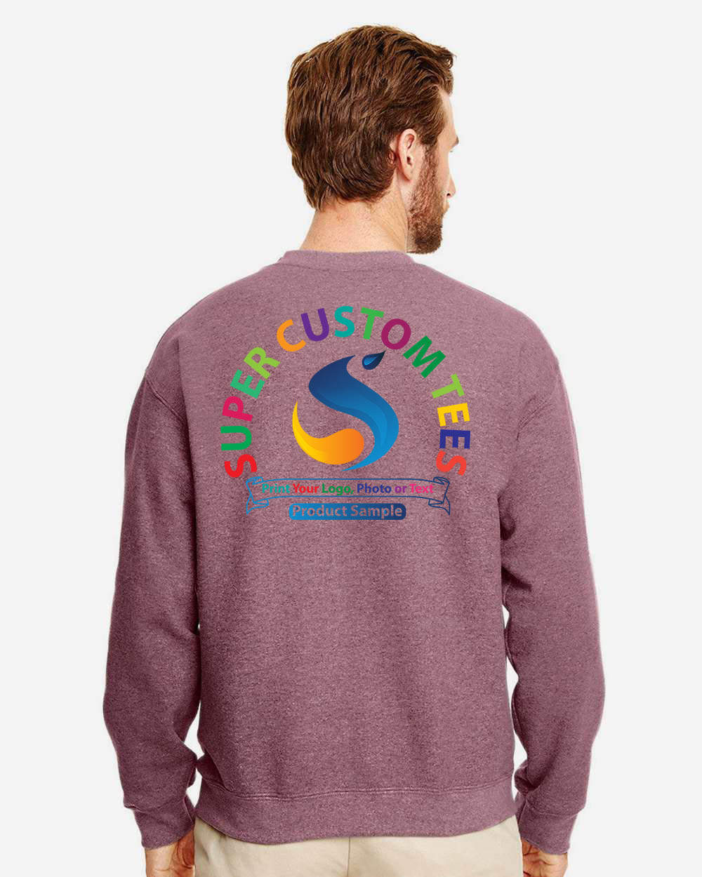 Gildan G180 - Unisex Heavy Blend Fleece Crew T Shirt