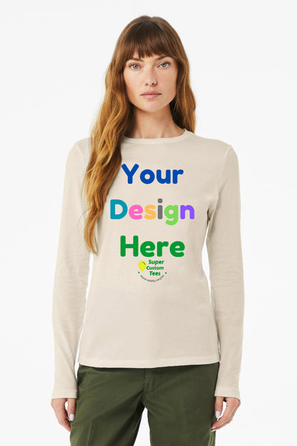 Bella Canvas B6500 - Women's Jersey Long-Sleeve T-Shirts