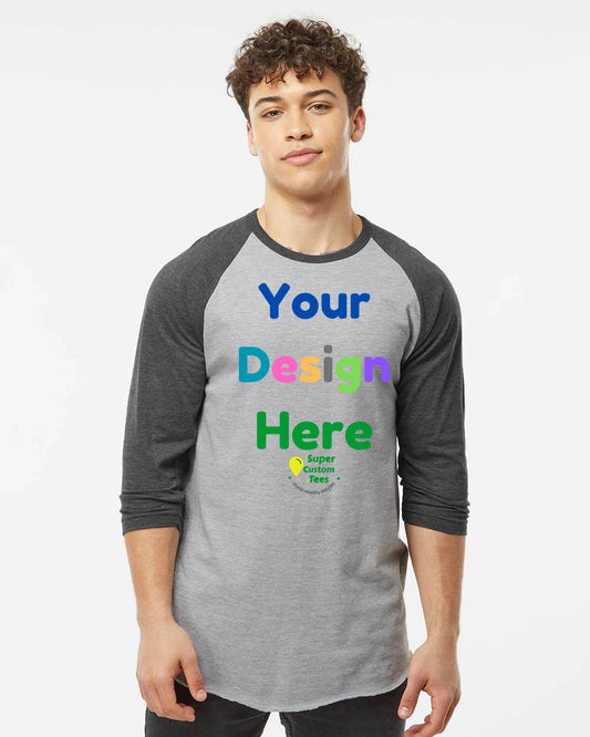 Tultex-Unisex Fine Jersey Raglan T-Shirt - 245