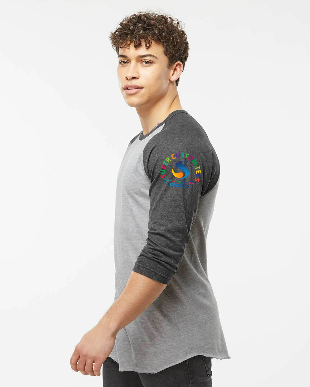 Tultex-Unisex Fine Jersey Raglan T-Shirt - 245