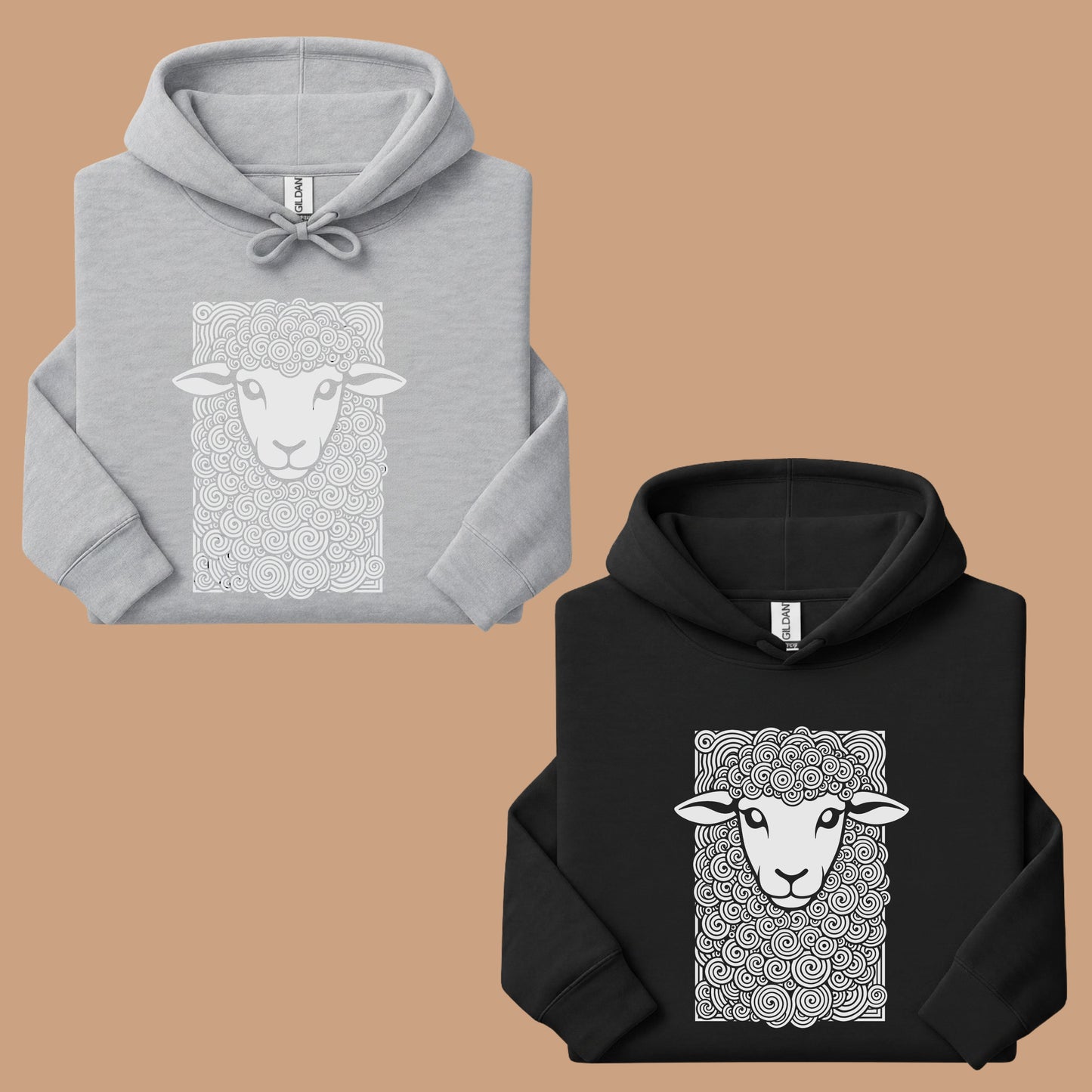 Cute Sheep Swirls Comfort Colors T Shirt