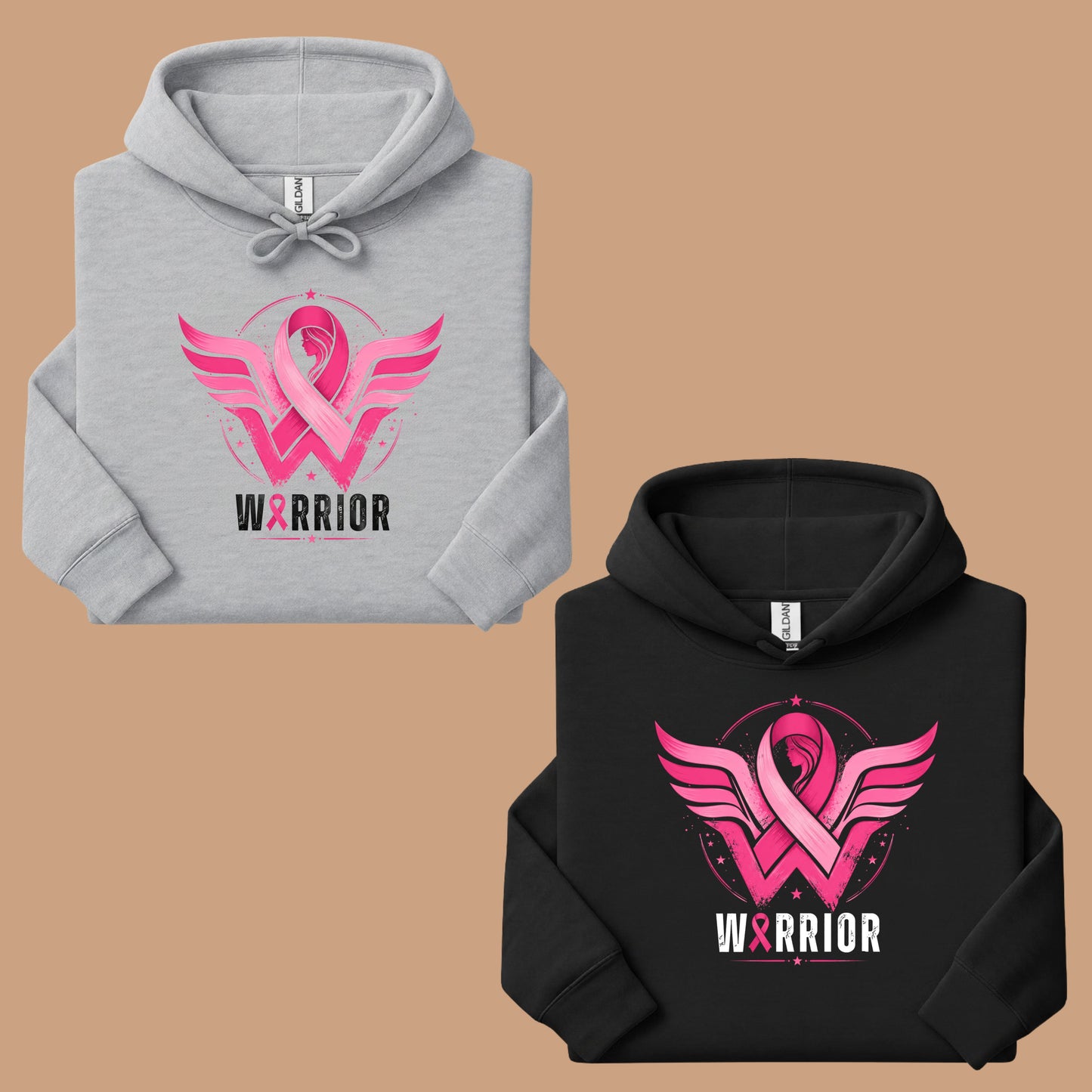 Breast Cancer Pink Ribbon Warrior T-Shirt, Wings Hope Survivor Awareness Tee