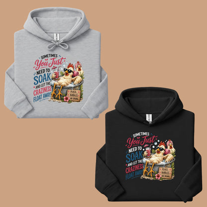 Funny Chicken Spa Day T-Shirt, Relaxing Chicken Sarcastic Quote Summer Comfort Color Tee