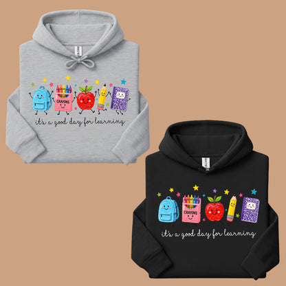 Good Day for Learning Teacher T-Shirt, Cute School Supplies Educator Tee
