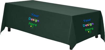 Custom Tablecloth Rectangle Style with Floor Length Drop