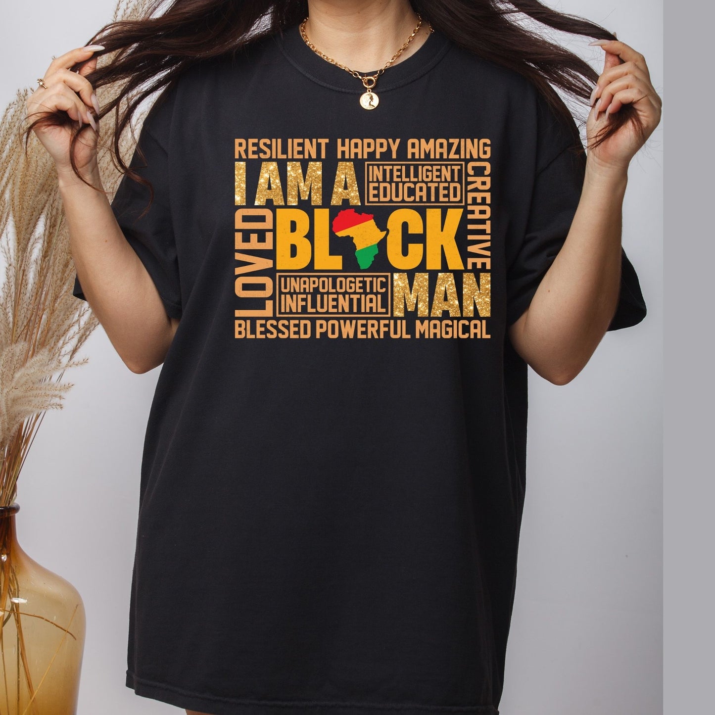 I Am Black History Month DTF Transfer Ready To Press Ancestral Roots Heat Transfer For Shirts Afrocentric UV Sticker Prints