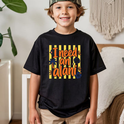 I Need An Alani Retro Summer Beach DTF Transfer Ready to Press Energy Drink UV DTF Sticker Tropical Hibiscus & Palm Tree Heat Transfer for Shirts