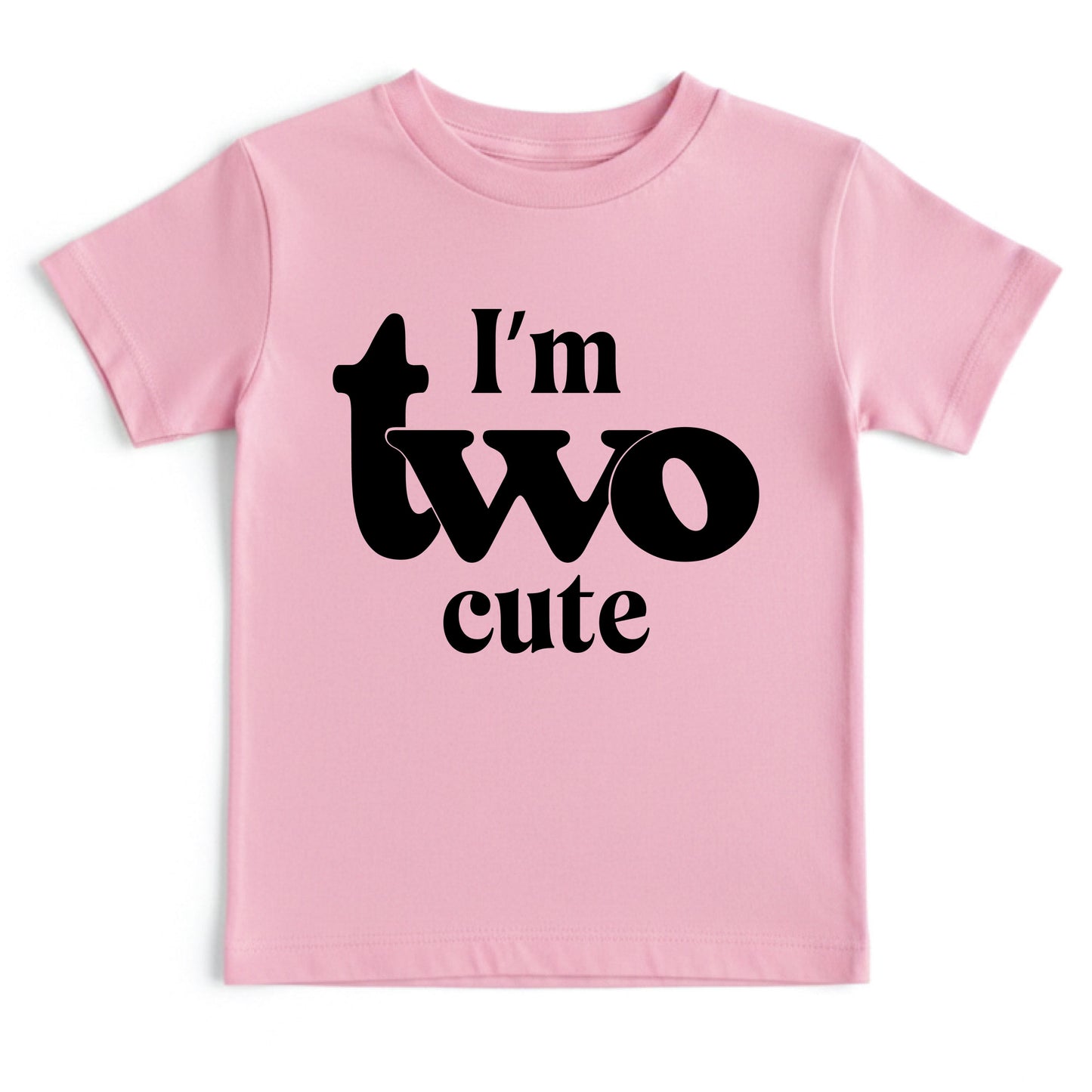 I’m Two Cute 2nd Birthday Shirt Second Birthday Toddler Tee Two Year Old Kids Birthday Outfit Childrens Birthday Gift Cute Birthday Apparel