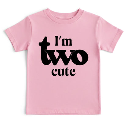 I’m Two Cute 2nd Birthday Shirt Second Birthday Toddler Tee Two Year Old Kids Birthday Outfit Childrens Birthday Gift Cute Birthday Apparel