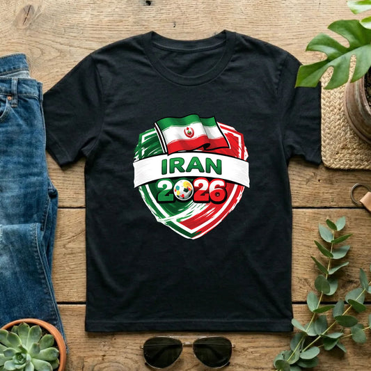 Iran World Cup T Shirt Soccer Supporter Tees Iranian Football Fan