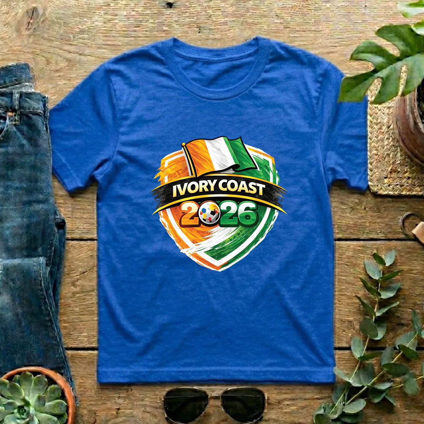 Ivory Coast World Cup T Shirt Soccer Supporter Tees