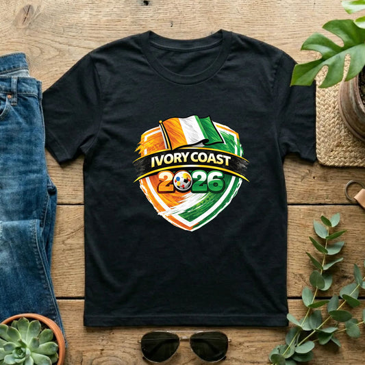 Ivory Coast World Cup T Shirt Soccer Supporter Tees