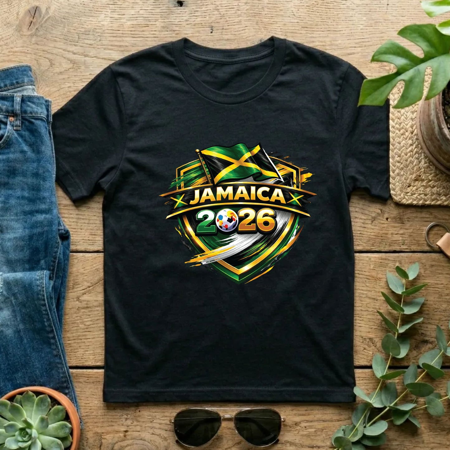 Jamaica 2026 World Cup T Shirt Soccer Supporter Tees