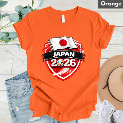 Japan 2026 World Cup T Shirt Soccer Supporter Tees