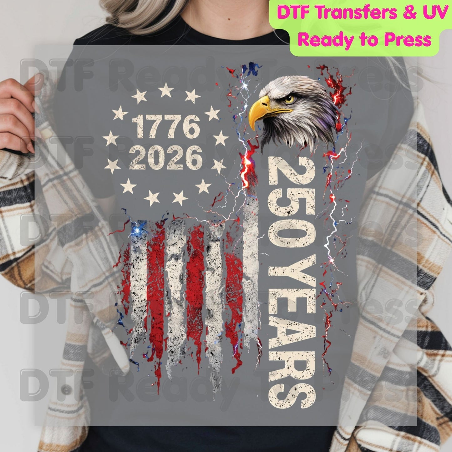 Jesus Christ Crown of Thorns American Flag DTF Transfer Ready to Press Patriotic Christian Heat Transfer For Shirts Religious UV Sticker Prints