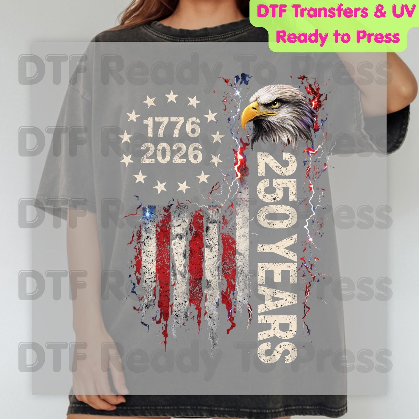 Jesus Christ Crown of Thorns American Flag DTF Transfer Ready to Press Patriotic Christian Heat Transfer For Shirts Religious UV Sticker Prints