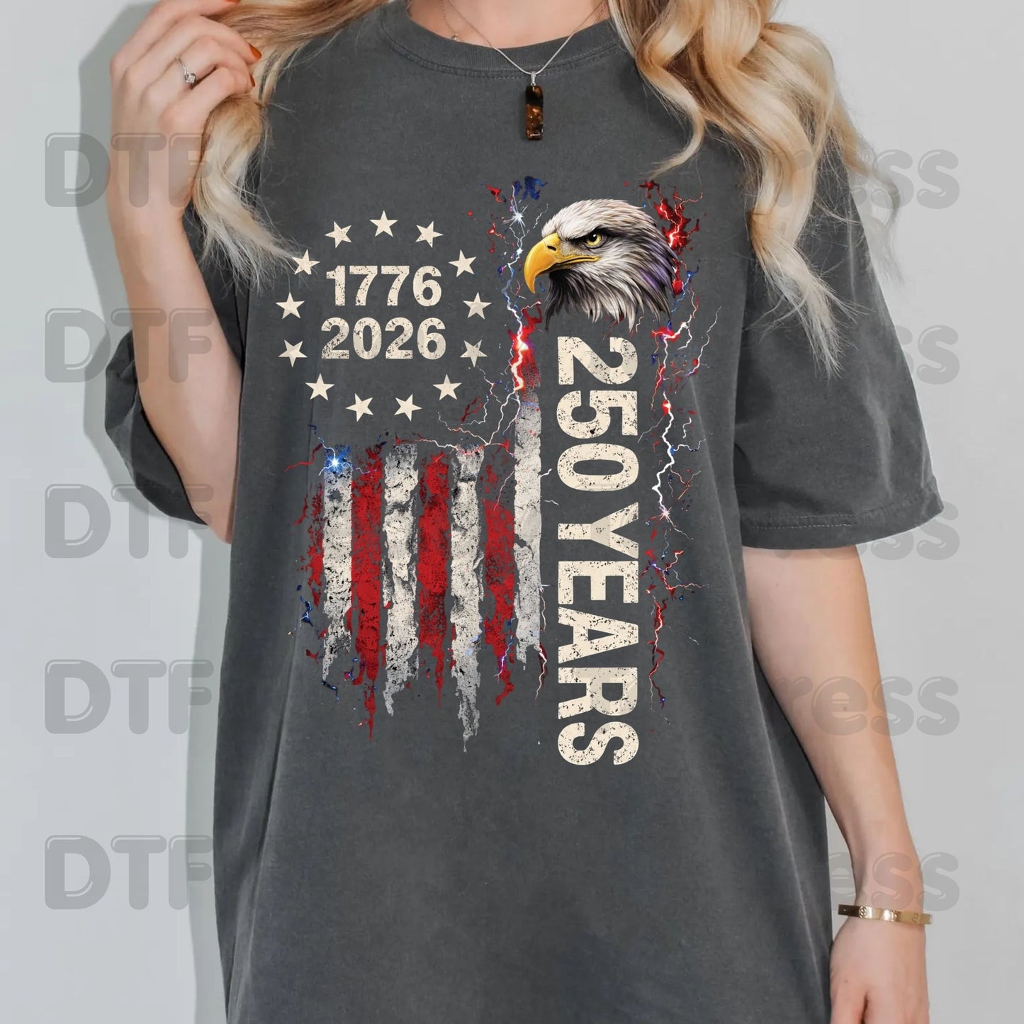 Jesus Christ Crown of Thorns American Flag DTF Transfer Ready to Press Patriotic Christian Heat Transfer For Shirts Religious UV Sticker Prints