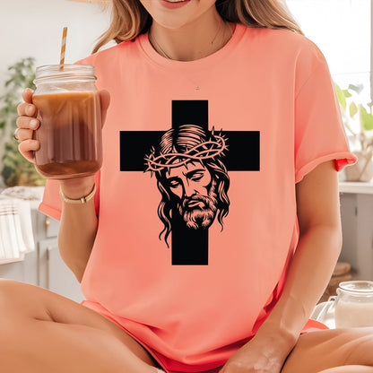 Jesus Cross Christian Easter DTF Transfer ready to Press Easter Day Heat Transfer for Shirts Bible Verse UV Sticker Prints