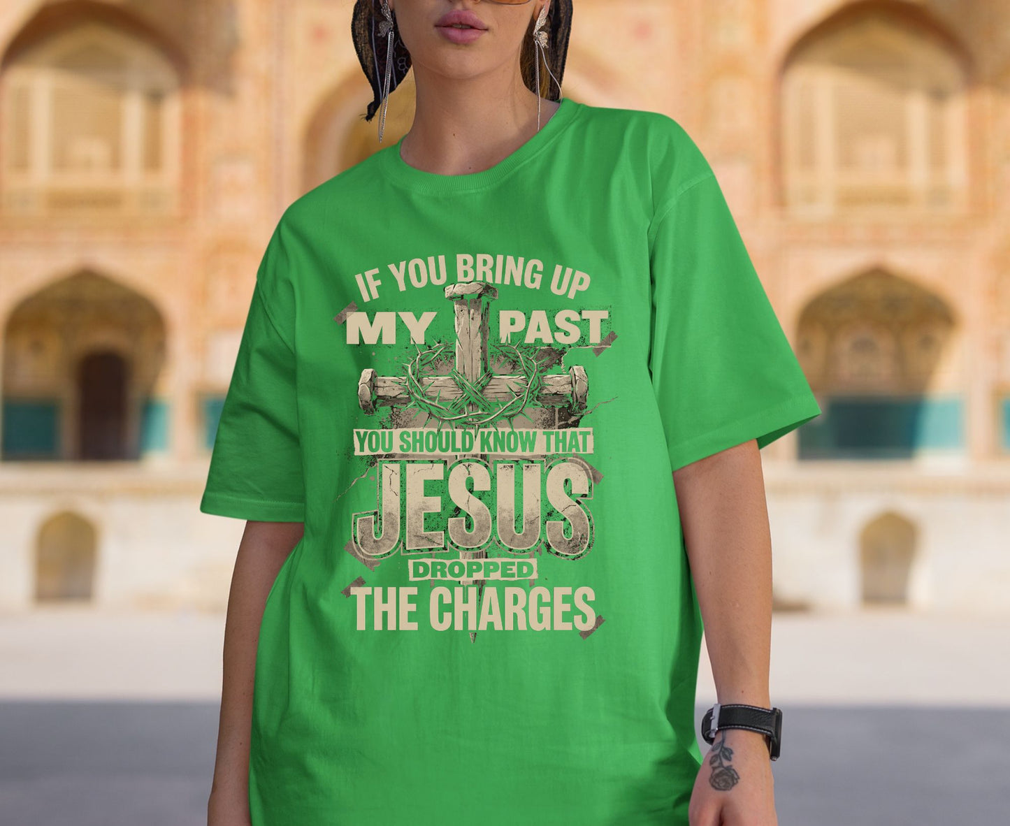 Jesus Dropped The Charges T Shirt Christian Tee Faith Cross Shirt Adult Youth Toddler Baby Religious Gift Forgiven Past Jesus Saves Shirt