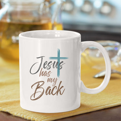 Jesus Has My Back DTF Transfer Ready to Press