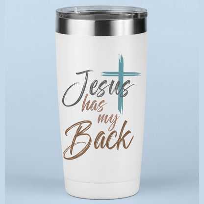 Jesus Has My Back DTF Transfer Ready to Press