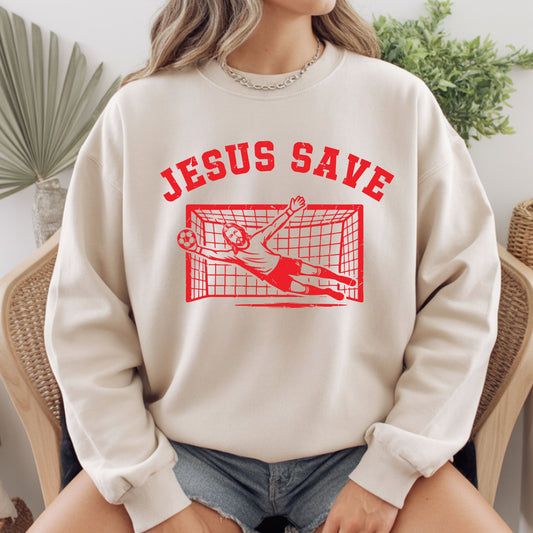 Jesus Save Comfort Colors T Shirt Trendy Christian Faith Sweatshirt Religious Apparel Tees Retro Bible Verse Gift Shirts